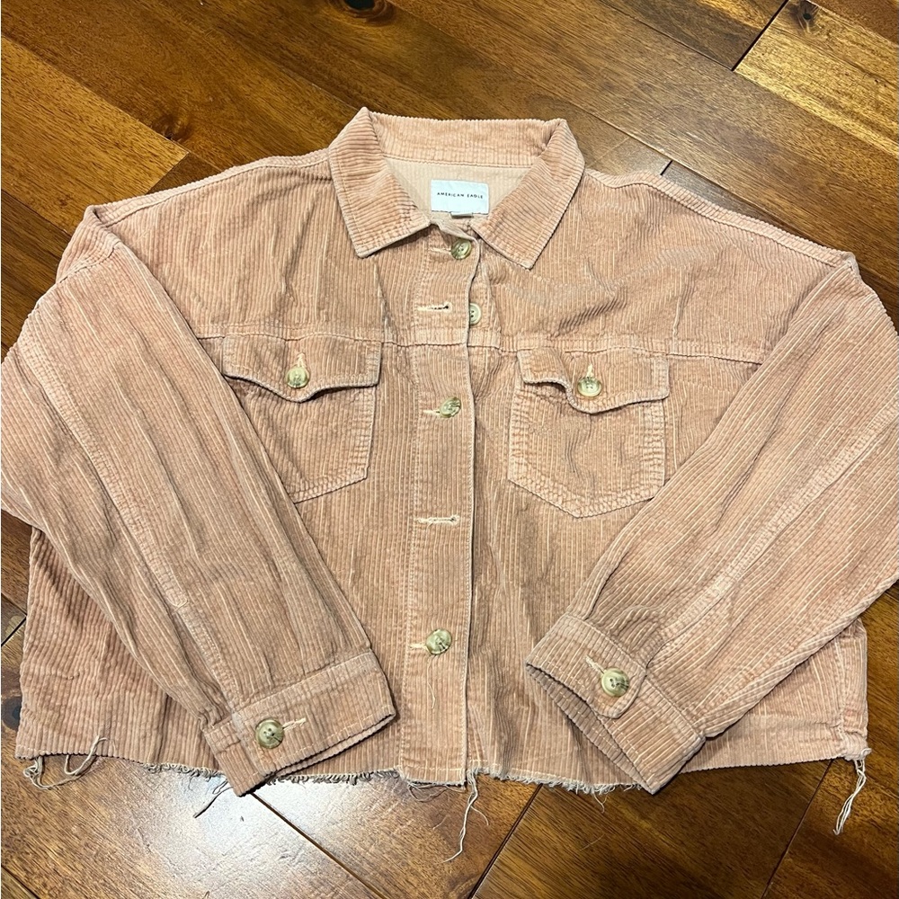 Cropped Corduroy Jacket